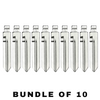 10 X KEYDIY - H75 / FO38 - Flip Key Blade - #19 - For Xhorse / Keydiy Universal Remote Flip Keys (BUNDLE OF 10)