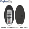 2009-2019 Nissan / 5-Button Smart Key SHELL / KR5S180144014