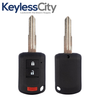 2010-2019 Mitsubishi Outlander Lancer / 3-Button Remote Head Key with Shoulder / PN: 6370B944 / OUCJ166N (AFTERMARKET)