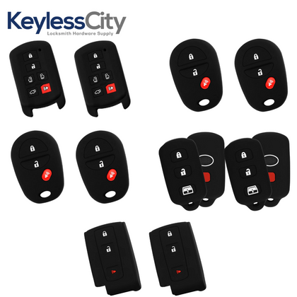 10 X 1999-2018 Toyota Silicone cover / HYQ14ADR / GQ43VT20T / HYQ12BBX / HYQ1512Y / MOZB21TG (BUNDLE OF 10)