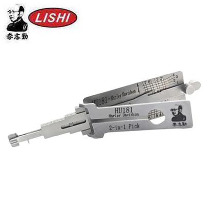 ORIGINAL LISHI - HU181 - Harley Davidson / 2-In-1 Pick & Decoder / AG