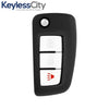 2014-2019 Nissan Rogue / 3-Button Flip Key / PN: 28268-4BA1A / CWTWB1G767 / (AFTERMARKET)