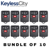10 X 1998-2016 Ford / Lincoln / Mercury / Mazda / 3-Button Keyless Entry Remote / CWTWB1U331 / (AFTERMARKET) (BUNDLE OF 10)