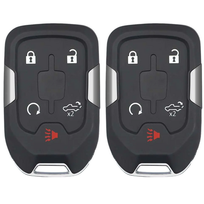 2 X 2019-2021 Chevrolet Silverado / 5-Button Smart Key W/ Tailgate / PN: 13508398 / HYQ1EA / 434 MHz (AFTERMARKET) (BUNDLE OF 2)