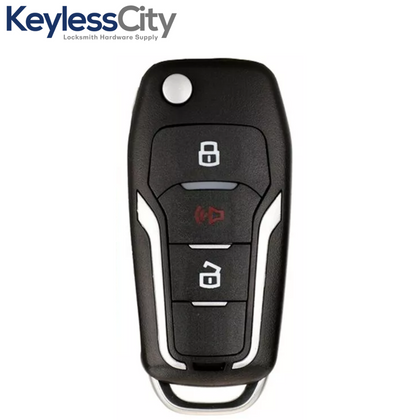 Ford H92-PT / H84 / 3-Button Flip Key (4D63 80 Bit Chip) (AFTERMARKET)