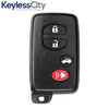 2007-2013 Toyota / 4-Button Smart Key / HYQ14AAB (E Board - 3370) (AFTERMARKET)