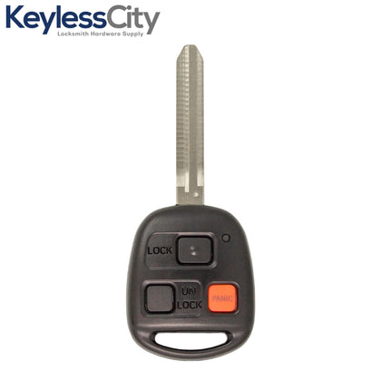 2003-2009 Toyota / 3-Button Remote Head Key / HYQ12BBT (4D67 Chip) (AFTERMARKET)