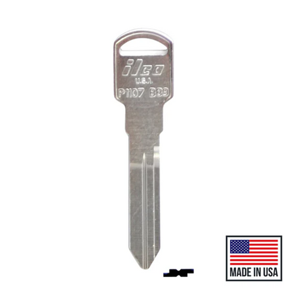 Ilco - B89 - P1107 - GM - Metal Key Blank