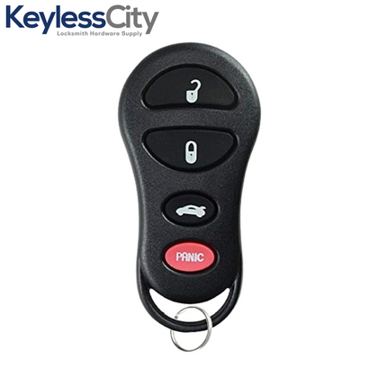 2001-2006 Chrysler / Jeep / Dodge / 4-Button Keyless Entry Remote / GQ43VT17T / (AFTERMARKET)