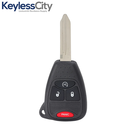 2007-2018 Jeep Dodge Chrysler / 4-Button Remote Head Key / OHT692713AA (AFTERMARKET)