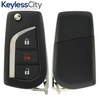 2019-2023 Toyota RAV4 / 3-Button Remote Flip Key / PN: 89070-42G00 / HYQ12BFW (H Chip) (AFTERMARKET)