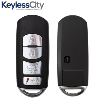 2016-2019 Mazda CX-5 CX-9 / 4-Button Smart Key / PN: TKY2-67-5DY / WAZSKE13D02 (AFTERMARKET)