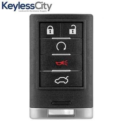 2007-2015 CADILLAC / 5-Button Keyless Entry Remote / OUC6000066 / (AFTERMARKET)