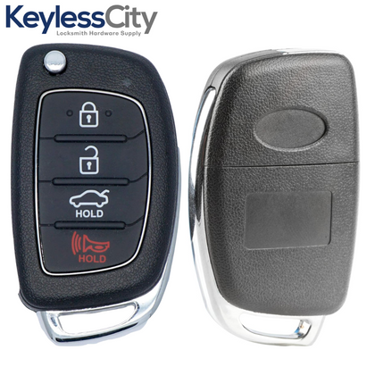 2017-2020 Hyundai Sonata / 4-Button Remote Flip Key / PN: 95430-C1210 / TQ8-RKE-4F25 (LF 4BT)