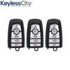 3 X 2017-2022 Ford / 5-Button Smart Key SHELL / PN: 164-R8149 / M3N-A2C93142600 (AFTERMARKET) (Bundle of 3)