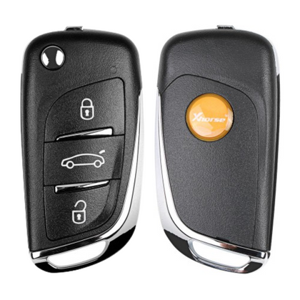 Xhorse XKDS00EN Generic Style / 3-Button Universal Remote Key For VVDI Key Tool (Wired)