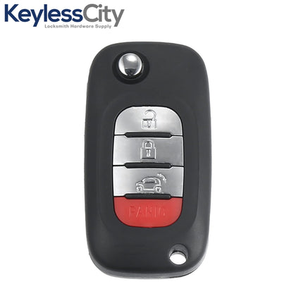 2015-2017 Smart Fortwo Forfour (W453) / 4-Button Flip Key / VA2 / CWTWB1G767 / 434 MHz (AFTERMARKET)