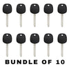 10 X 2010 - 2019 Toyota / Scion - TOY44G Transponder Key - (G Chip) (AFTERMARKET) (BUNDLE OF 10)