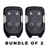 2 X 2019-2022 GMC Sierra / 5-Button Smart Key / PN: 13591396 / HYQ1EA (BUNDLE OF 2)