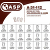 2015+ Volkswagen/Audi HU162 High Security Keying Kit A-31-112 (ASP)