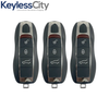 3 X 2010-2012 Porsche Cayenne Panamera / 3 Buttons Smart Key Shell (AFTERMARKET) (Bundle of 3)