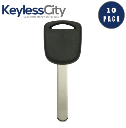 10 X 2003-2017 HO03 Honda / Acura Transponder Key (46 Chip) (AFTERMARKET) (BUNDLE OF 10)