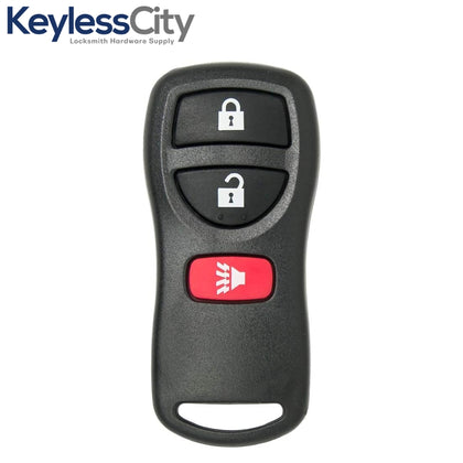 2002-2017 Nissan Infiniti / 3-Button Keyless Entry Remote / KBRASTU15 (AFTERMARKET)