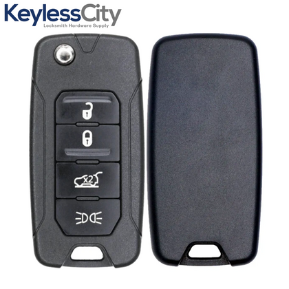 2015 - 2019 Jeep Renegade / Fiat 500X /4-Button Flip Key / 2ADFTFI5AM433TX (AFTERMARKET)