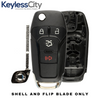 2013-2016 Ford Fusion Flip Key SHELL For N5F-A08TAA (AFTERMARKET)