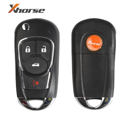 Xhorse - XKBU22EN - 2nd Generation Wired Remote Key (Foldable 4 Buttons) Buick Flip / 4-Buttons w/ MX5118 Chip