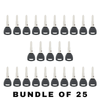 25 X HD106 / HD108 / Honda Acura / Transponder Key SHELL (No Chip) (AFTERMARKET) (Bundle of 25)