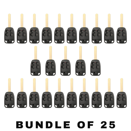 25 X 2011-2013 Honda Odyssey / 5-Button Remote Head Key SHELL / HO01 / N5F-A04TAA (Bundle of 25)