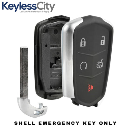 2014-2019 Cadillac ATS CTS XTS / 5-Button Smart Key SHELL For HYQ2AB, HYQ2EB (AFTERMARKET)