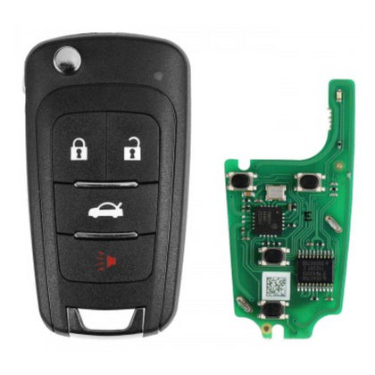 XHorse XNBU01EN GM Style / 4-Button Universal Remote Key For VVDI Key Tool (Wireless)