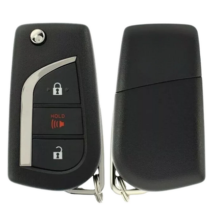 2019-2024 Toyota RAV4 / 3-Button Remote Flip Key / PN: 89070-0R300 / GQ4-73T (H Chip) (Aftermarket)