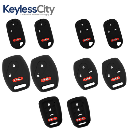 10 X 1998-2017 Honda Silicone Cover FCCs: CWTWB1U545 / KR55WK49308 / MLBHLIK6-1T / NHVWB1U521 / KOBUTAH2T (BUNDLE OF 10)