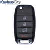 2015-2020 Kia Sorento / 4-Button Flip Key / PN: 95430-C5100 / OSLOKA-910T (UM) (AFTERMARKET)