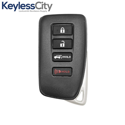 2015-2019 Lexus NX300h NX200T LX570 / 4-Button Smart Key / PN: 89904-78470 / HYQ14FBA / AG Board 2110 (AFTERMARKET)