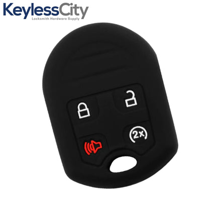 2011-2016 Ford Lincoln / 4-Button Remote Head Key Silicone Cover / H75 / CWTWB1U793 (AFTERMARKET)