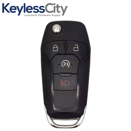 2023-2024 Ford F-Series / 4-Button Flip Key / PN: 164-R8337 / N5F-A08TBLP (AFTERMARKET)