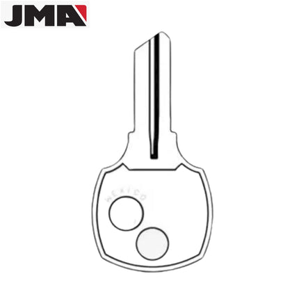 RO7 / RO4 National 5-Wafer Cabinet Key - Brass (JMA NTC-7DE)
