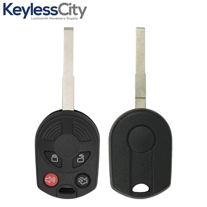 2012-2019 Ford / 4-Button Remote Head Key / OUCD6000022 (AFTERMARKET)