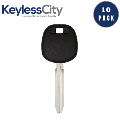 10 X 2010 - 2019 Toyota / Scion - TOY44G Transponder Key - (G Chip) (AFTERMARKET) (BUNDLE OF 10)