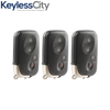 3 X 2006-2012 Lexus / 4-Button Remote Smart Key SHELL / HYQ14AAB HYQ14ACX HYQ14AAF (AFTERMARKET) (Bundle of 3)