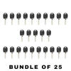 25 X HU66 / Audi / Volkswagen / Transponder Key SHELL/ High Security Blade / (No Chip) (AFTERMARKET) (Bundle of 25)