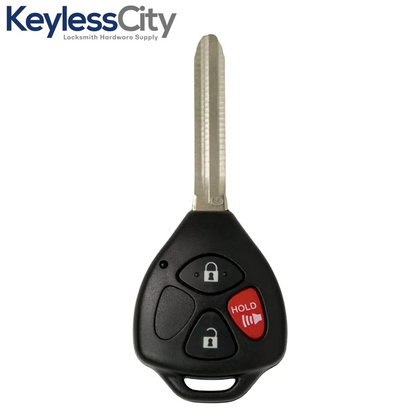 2015-2019 Toyota Yaris / 3-Button Remote Head Key / PN: 89070-52G50 / HYQ12BBY (H Chip) (AFTERMARKET)