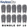 10 X 2016-2019 Chevrolet Cruze Sonic / 4-Button Flip Key / PN: 13588756 / LXP-T003 / 315 MHz / XL7 (AFTERMARKET) (BUNDLE OF 10)