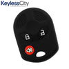 2000-2016 Ford Lincoln Mazda Mercury / 3-Button Remote Head Key Silicone Cover / H75 / OUCD6000022