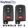 2 X 2012-2021 Toyota Highlander / Tacoma / Land Cruiser / 3-Button Smart Key / PN: 89904-0E091 / HYQ14FBA (AG Board 2110 PCB) (AFTERMARKET) (BUNDLE OF 2)