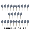 25 X Y160 / Y164 Chrysler Transponder Key SHELL (No Chip) (AFTERMARKET)(Bundle of 25)